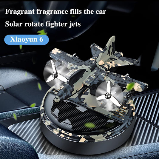 Solar Fighter Car Air Freshener Propeller, Rotate Perfume Diffuser, Fragrance Decoration, Air Freshener Supplies