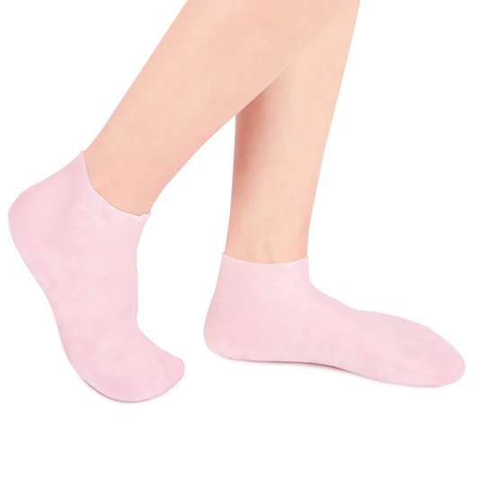 Pair of silicon heel socks