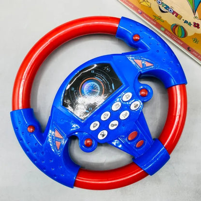 Simulation Driving Car Steering Wheel Learning Toy For Kids (random Color)