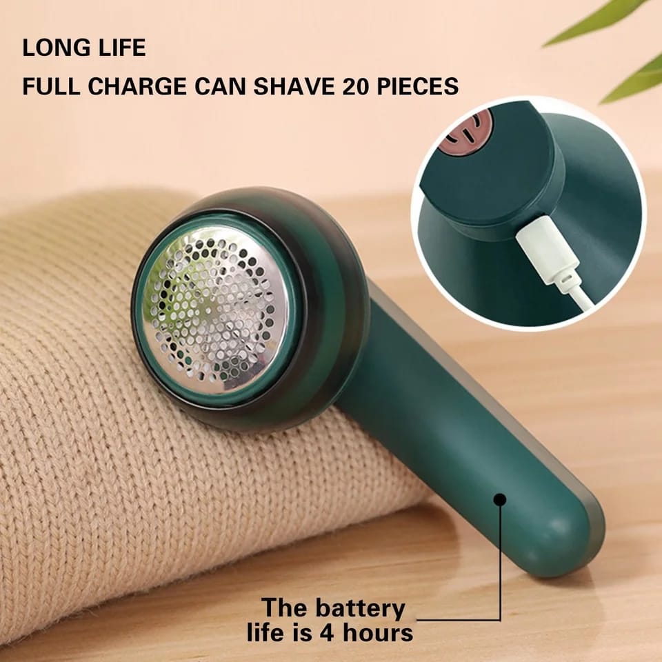 Electric Lint Remover For Clothing Sweater Anti Pilling Razor Coat Hair Ball Trimmer Rechargeable Plush Clothing Razor Remover (random Color)